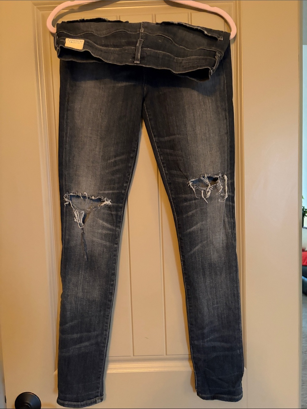 Citizens Of Humanity Woman’s Black Washed Jeans Size 29 waist